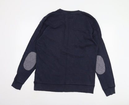 Next Men’s Blue Pullover Sweatshirt L Cotton