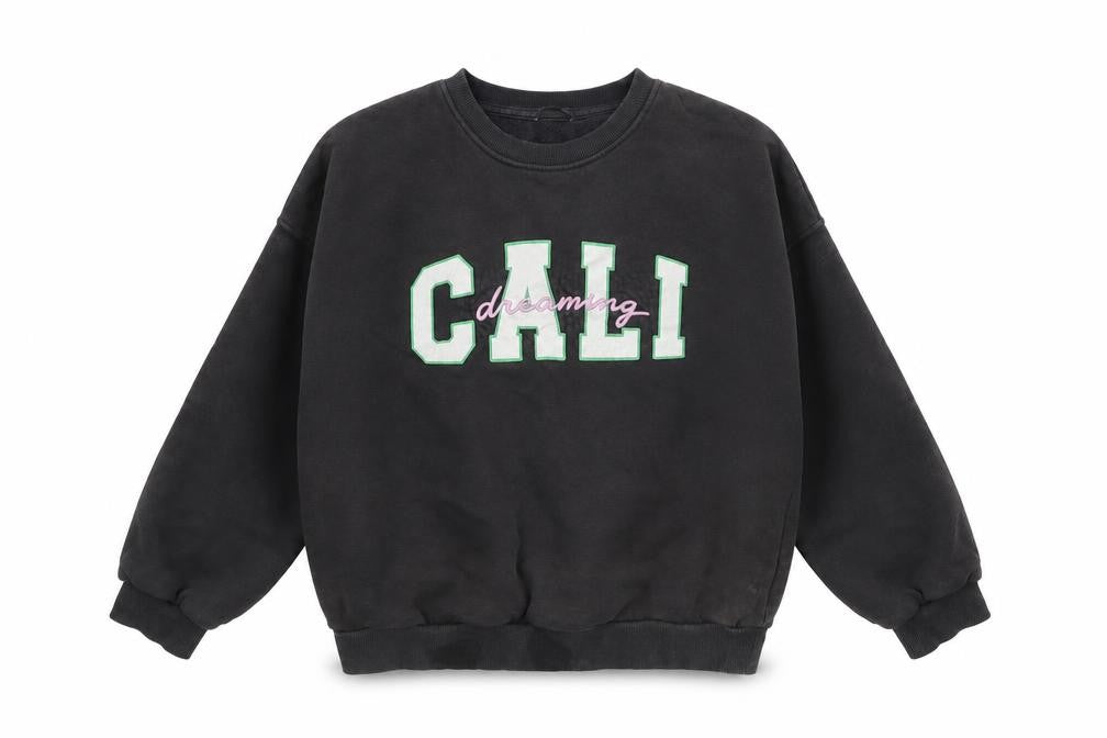 Marks & Spencer Girls Black Pullover Sweatshirt 9-10Y