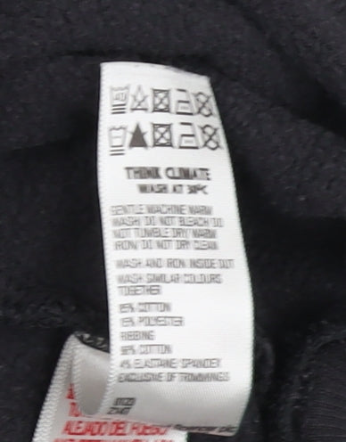Close-up detail of Marks & Spencer girls’ black pullover sweatshirt 9-10y