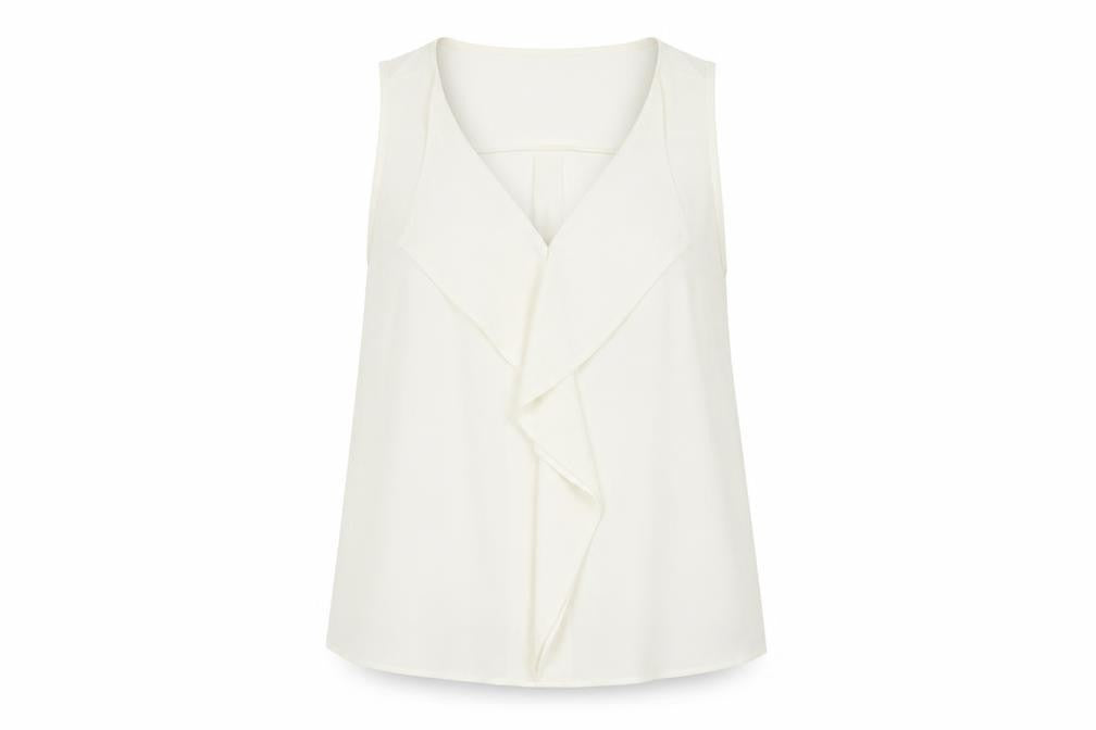 Marks & Spencer Women Ivory Tank Top, Size 14