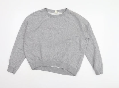 H&M Women’s Grey Pullover Sweatshirt Size 12 Regular