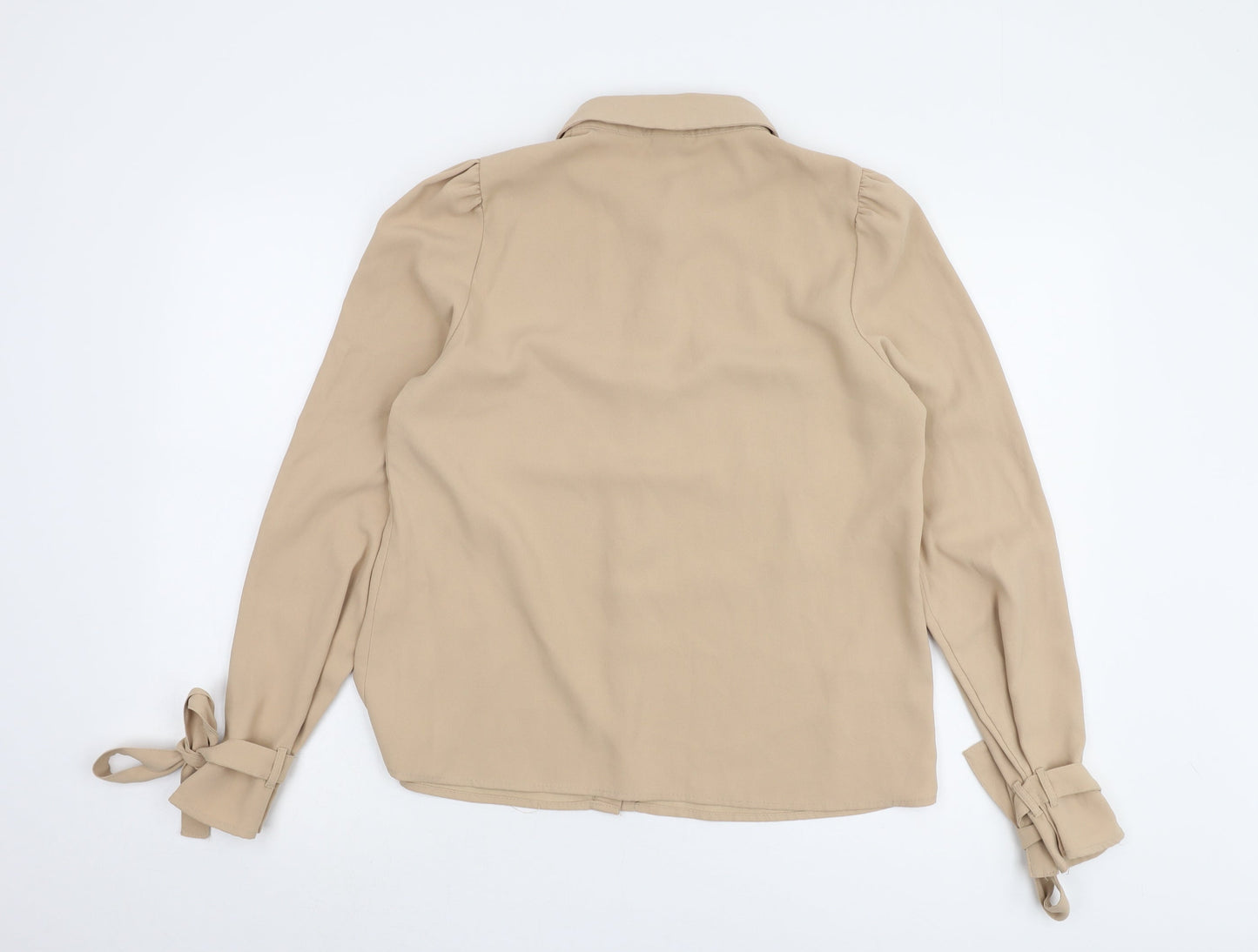 Vero Moda Women's Beige Button-Up Shirt - Size S