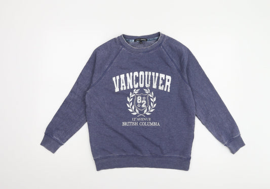 Next Women's Blue XS Pullover Sweatshirt
