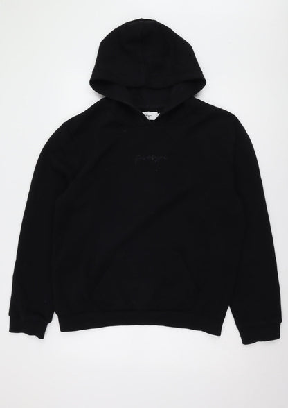 Just Womens Hype Black Pullover Hoodie - Size 16