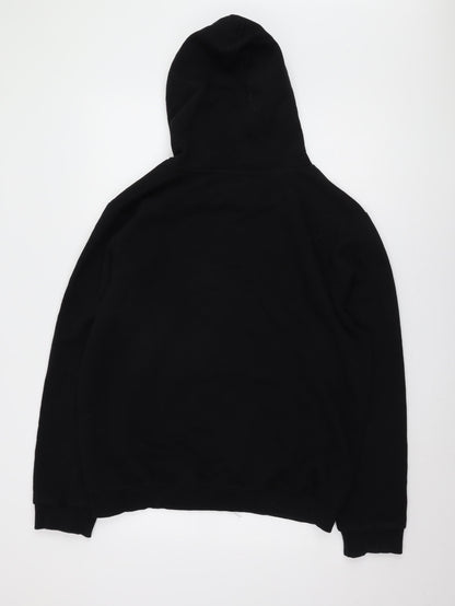 Just Womens Hype Black Pullover Hoodie - Size 16