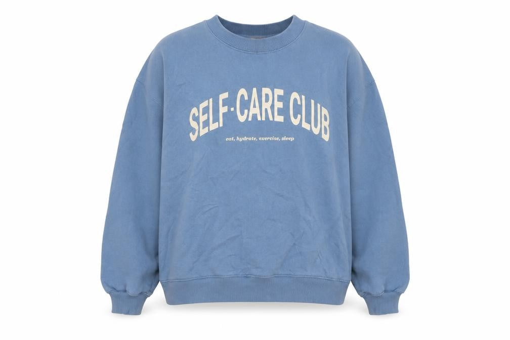 H&M Women's Blue Pullover Sweatshirt Size 12