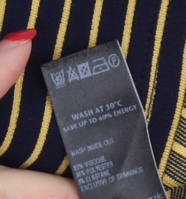 Marks and Spencer Women's Striped Sheath Dress Size 8