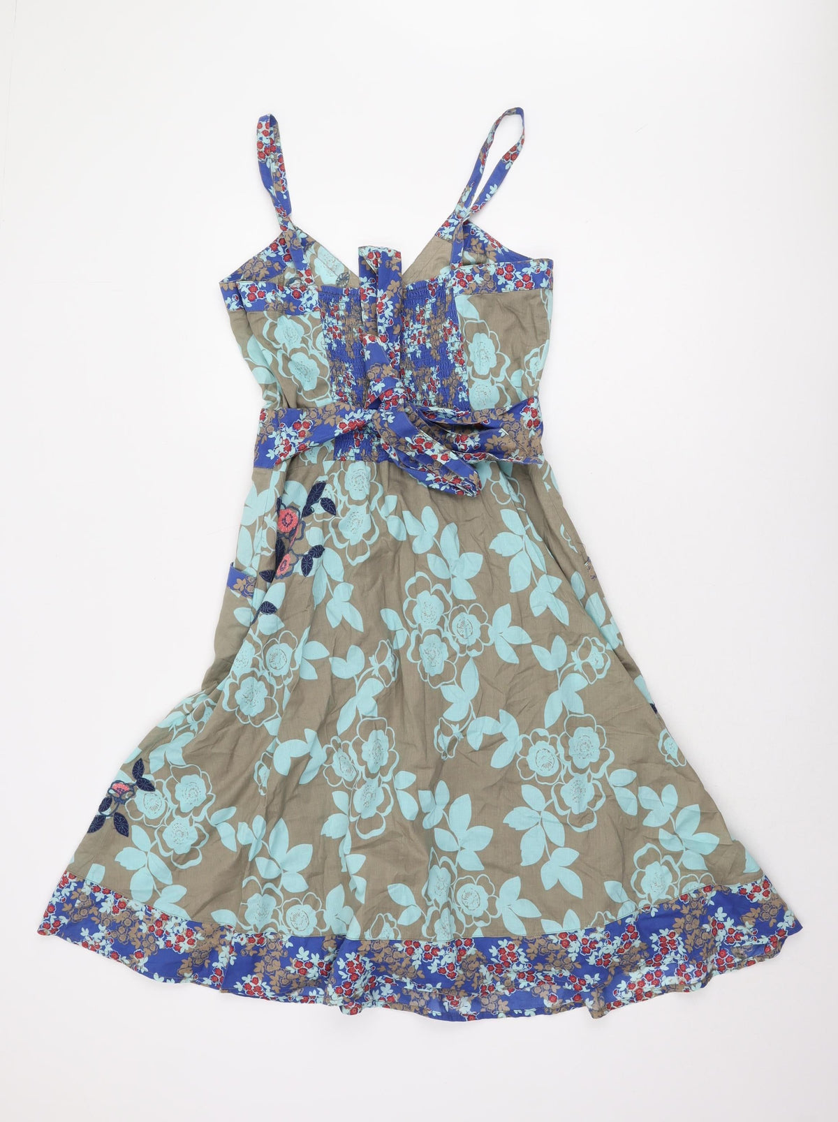Next Women's Multicoloured Floral Dress Size 10