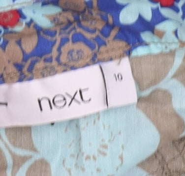 Next Women's Multicoloured Floral Dress Size 10