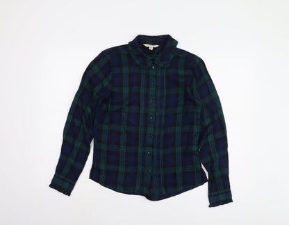 Additional front view of Miss Selfridge Women's Multicoloured Button-Up Shirt