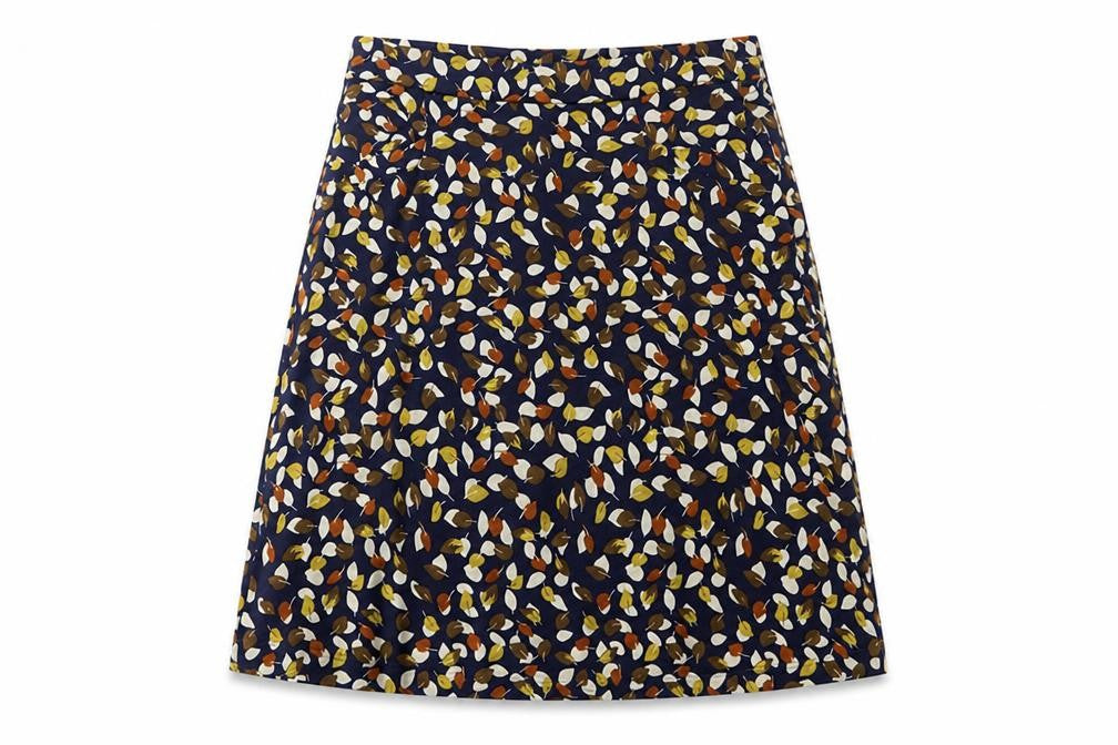 WoolOvers Women's Multicoloured Floral Skirt L