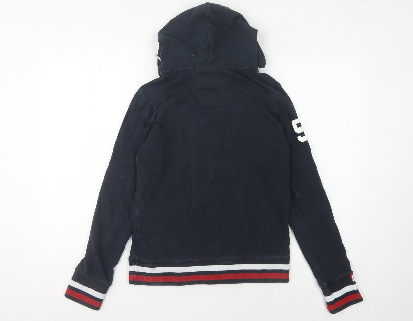 Superdry Women's Blue Pullover Hoodie Size 8