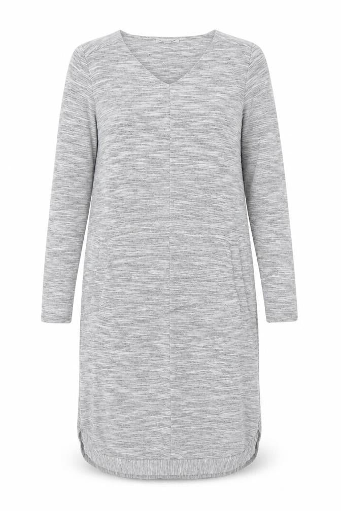 White Stuff Grey Women's Long Sleeve Shift Dress Size 10