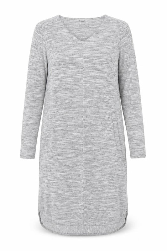 White Stuff Grey Women's Long Sleeve Shift Dress Size 10