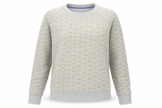Boden Women's Grey Animal Print Sweatshirt S
