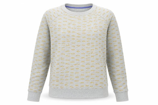 Boden Women's Grey Animal Print Sweatshirt S