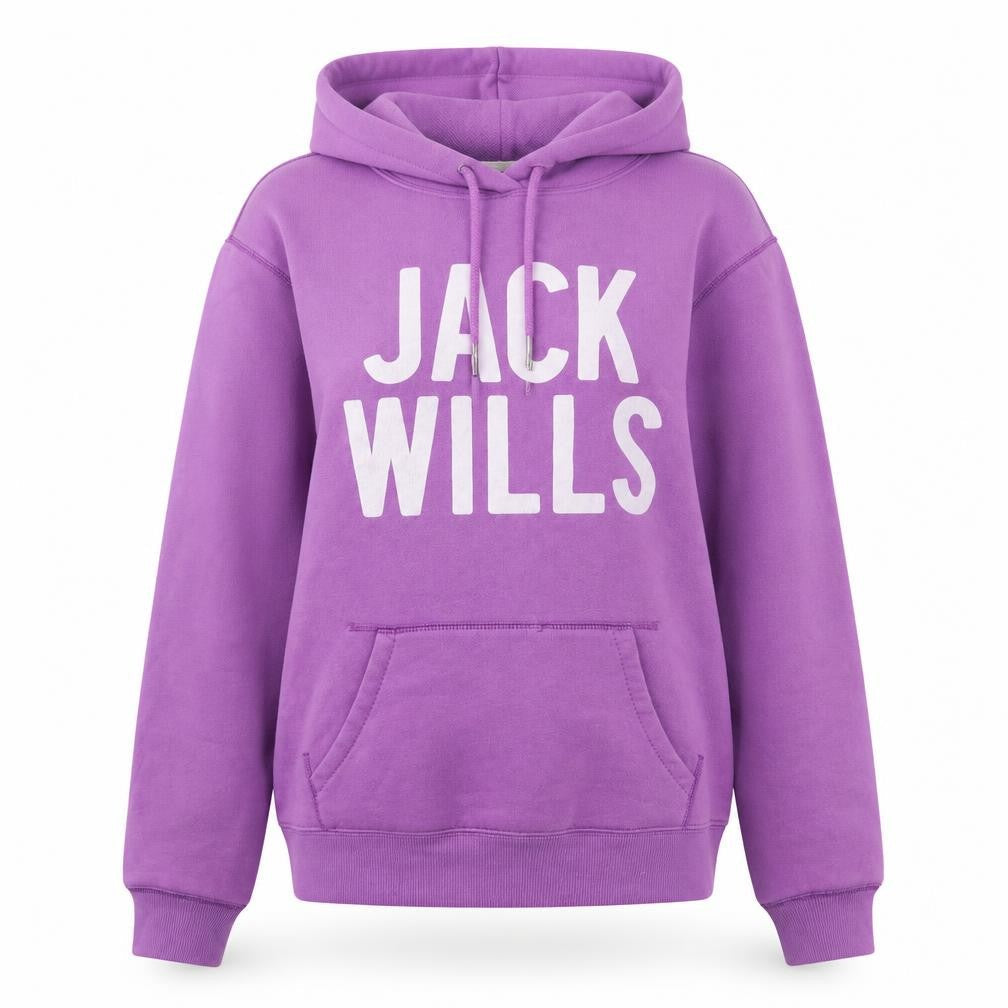 Jack Wills Women's Purple Pullover Hoodie Size 12