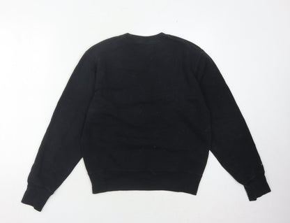 Preloved Uniqlo Disney Black XS Pullover Sweatshirt - Back