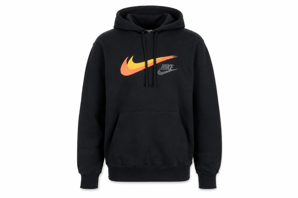 Nike Men's Black Pullover Hoodie XS Sports Logo Design