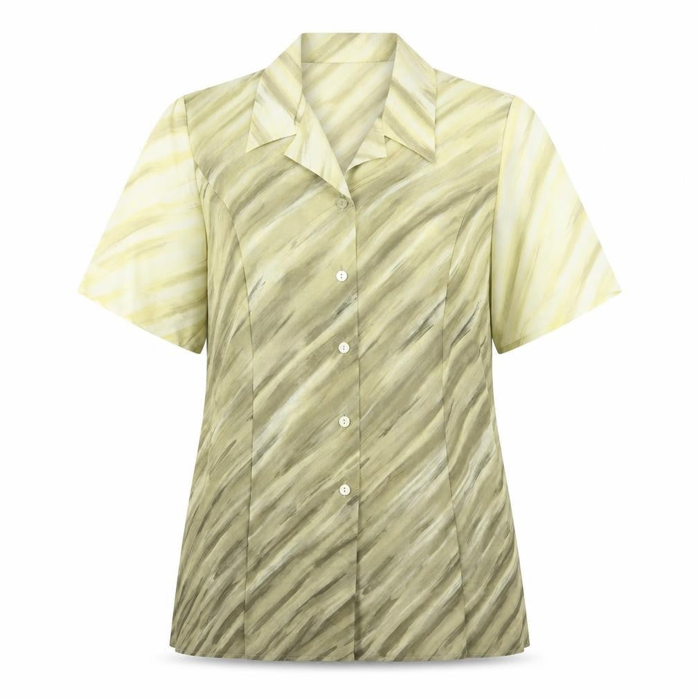 Bianca Women's Multicoloured Collared Blouse, Size 10