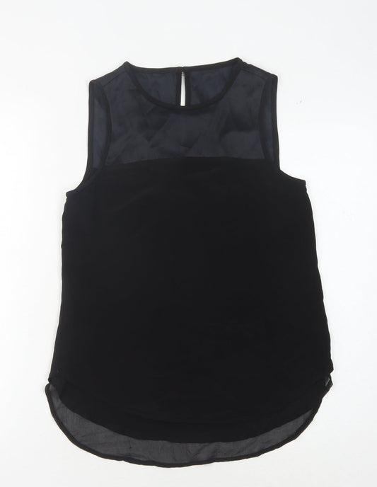 L.K. Bennett Black Women's Silk Blouse Size 8