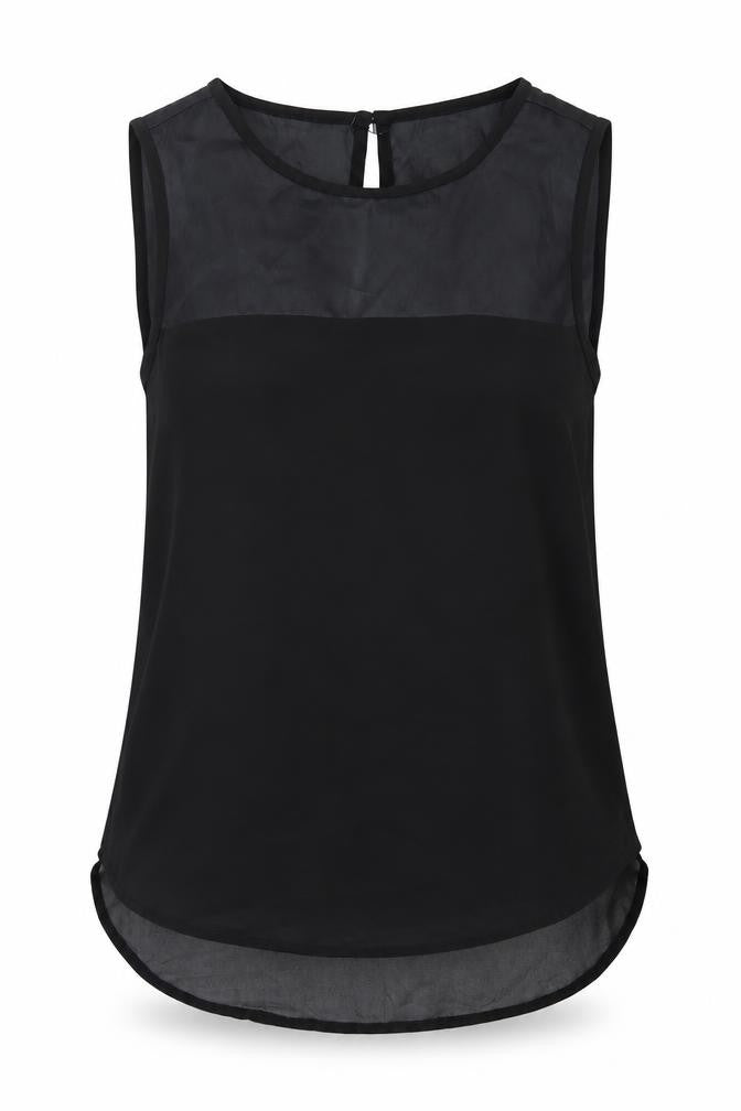 L.K. Bennett Black Women's Silk Blouse Size 8