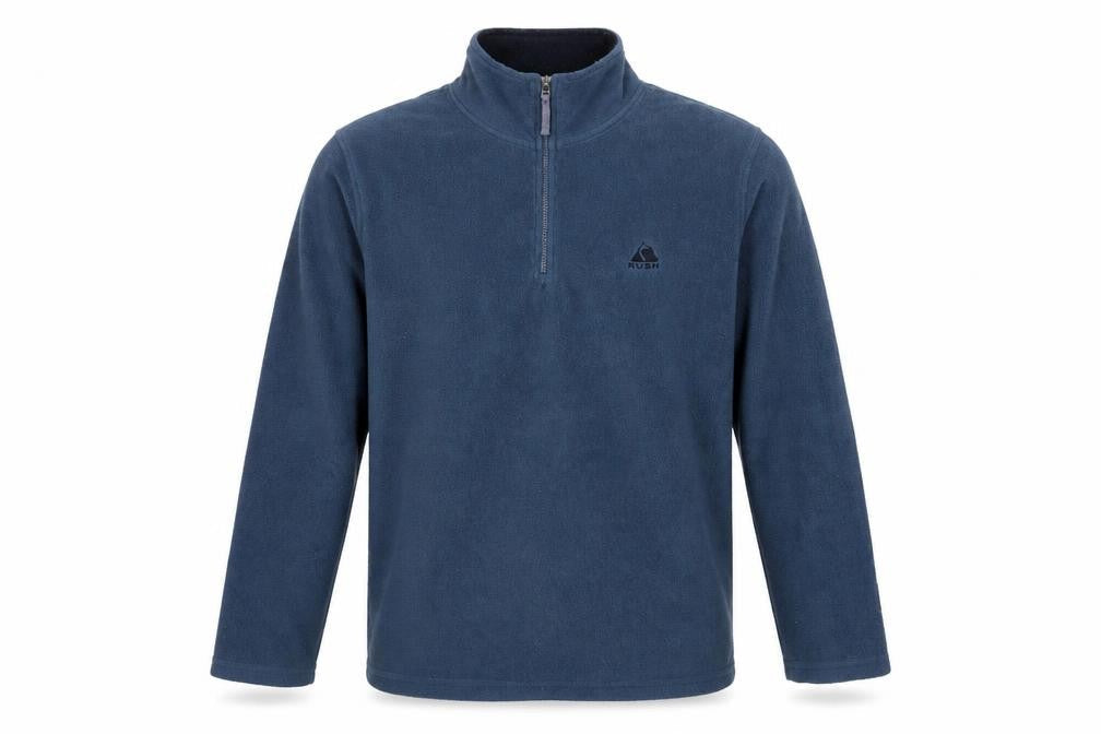 Rush Men's Blue Fleece 1/4 Zip Sweatshirt M