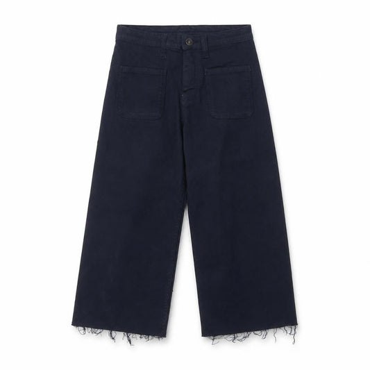 FatFace Girls Blue Wide-Leg Jeans 7 Years
