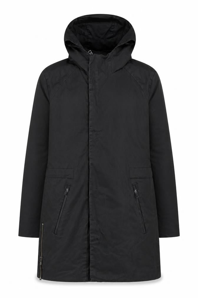 Jack & Jones Unisex Kids Black Hooded Parka 18 Years