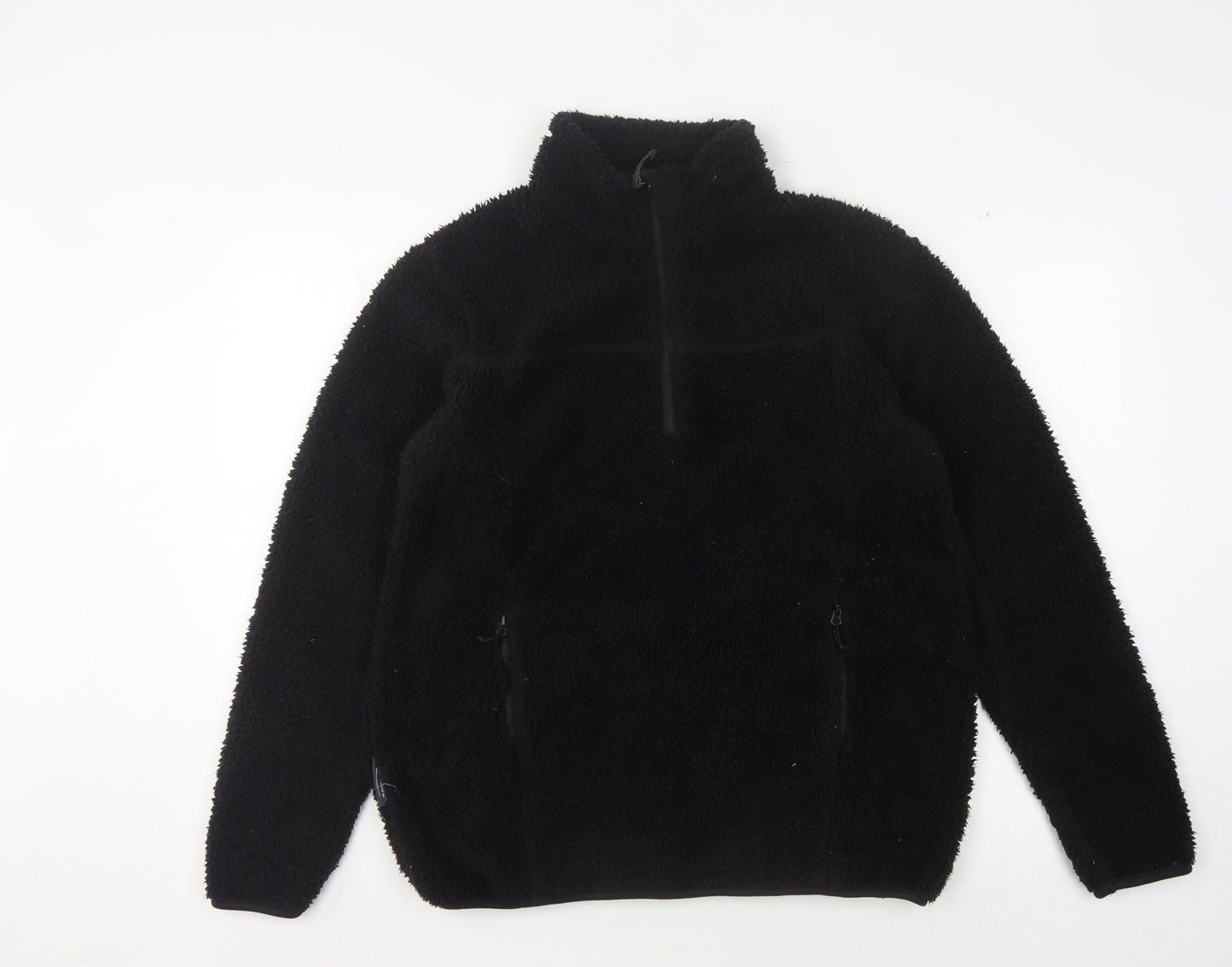 Mountainlife Unisex Black S Fleece Pullover Hoodie