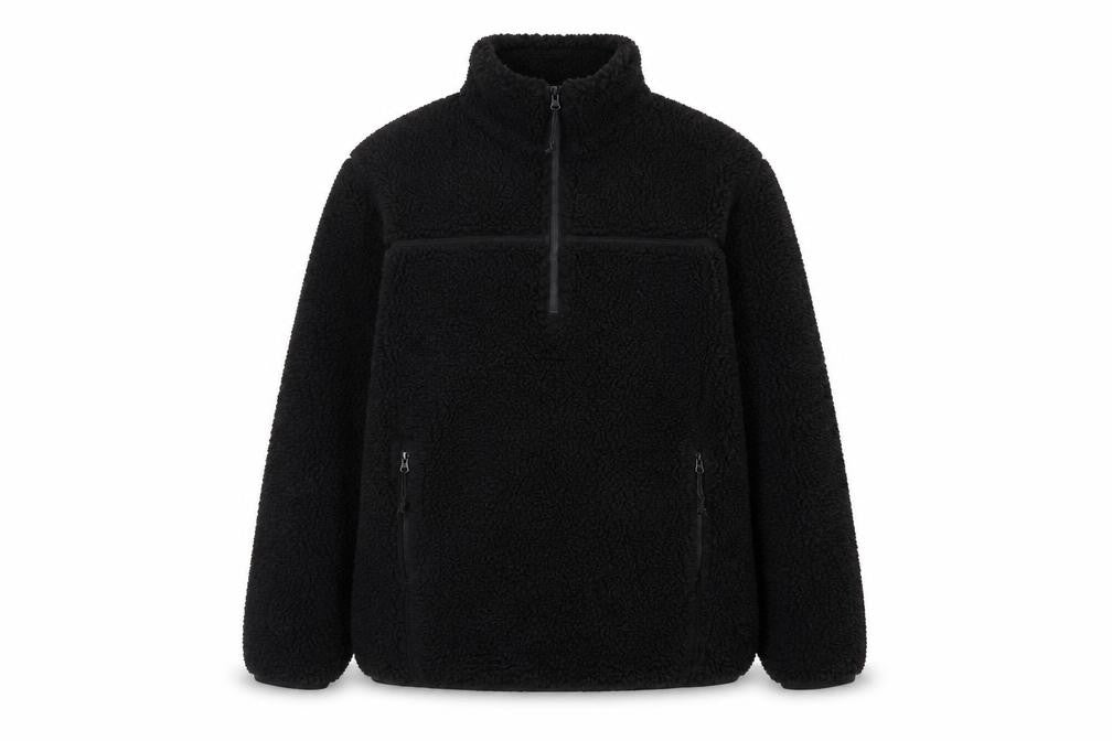 Mountainlife Unisex Black S Fleece Pullover Hoodie
