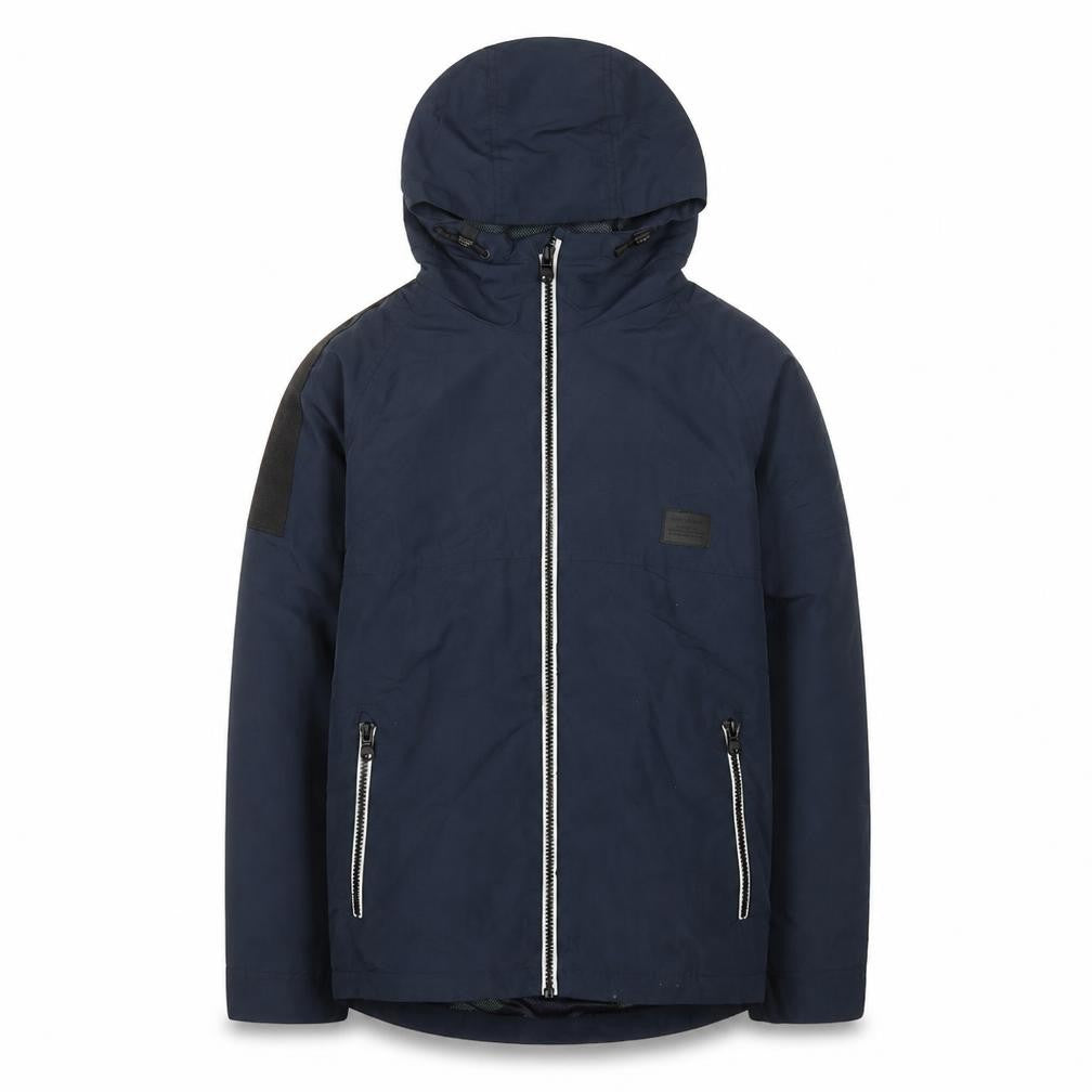 Next Boys Blue Puffer Jacket 12 Years with Hood