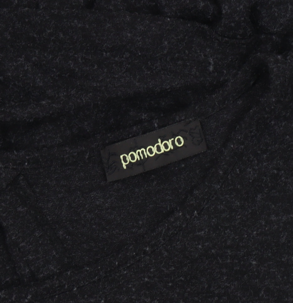 Pomodoro Women's Black Knee Length Dress Size 14