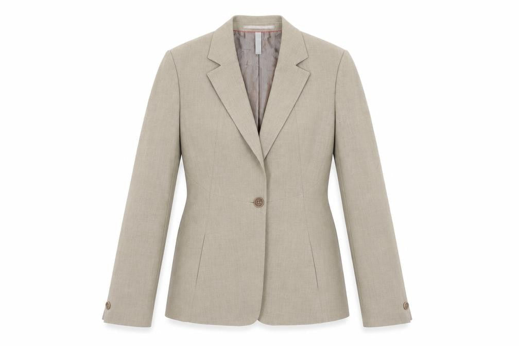 Per Una Women's Beige Blazer, Size 10, Regular Fit