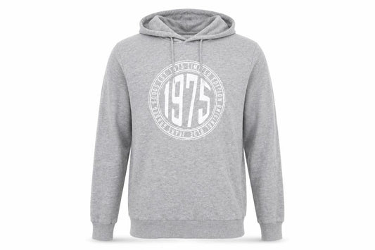 Stock & Hank Men's Grey L Pullover Hoodie Vintage Style