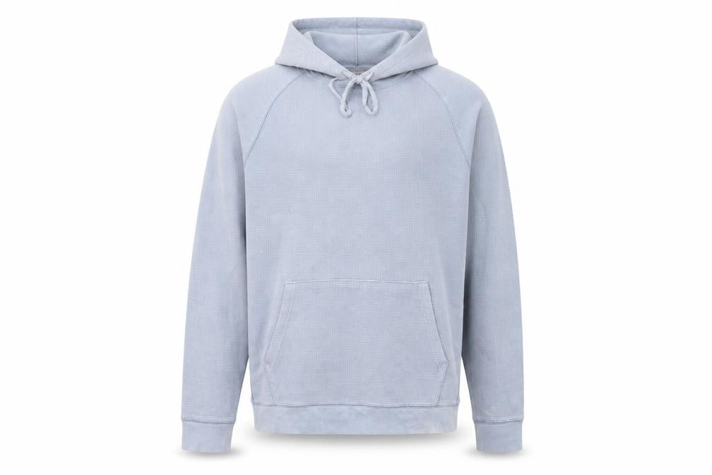 Lands' End Blue Men's Pullover Hoodie L