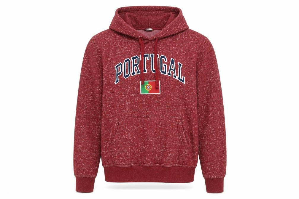Força Portugal Men's Red Pullover Hoodie S