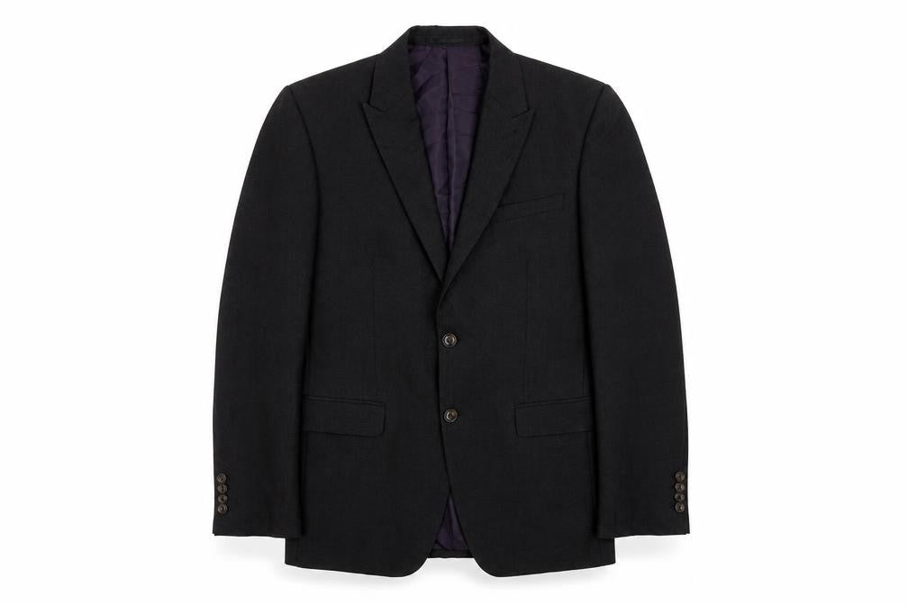 Fellini Men's Black 36L Single-Breasted Blazer