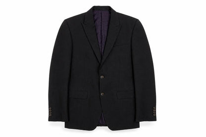 Fellini Men's Black 36L Single-Breasted Blazer