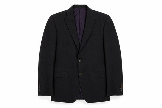 Fellini Men's Black 36L Single-Breasted Blazer