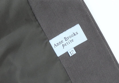 Anne Brooks Women's Brown Blazer, Size 12