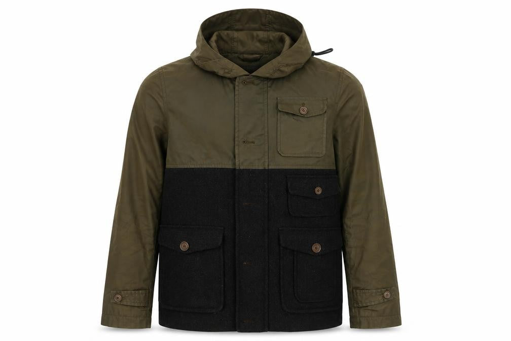 Burton Menswear Green Parka Jacket S Men