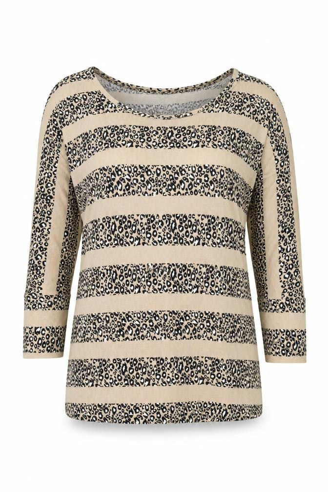 Therapy Women's Multicoloured Animal Print Top