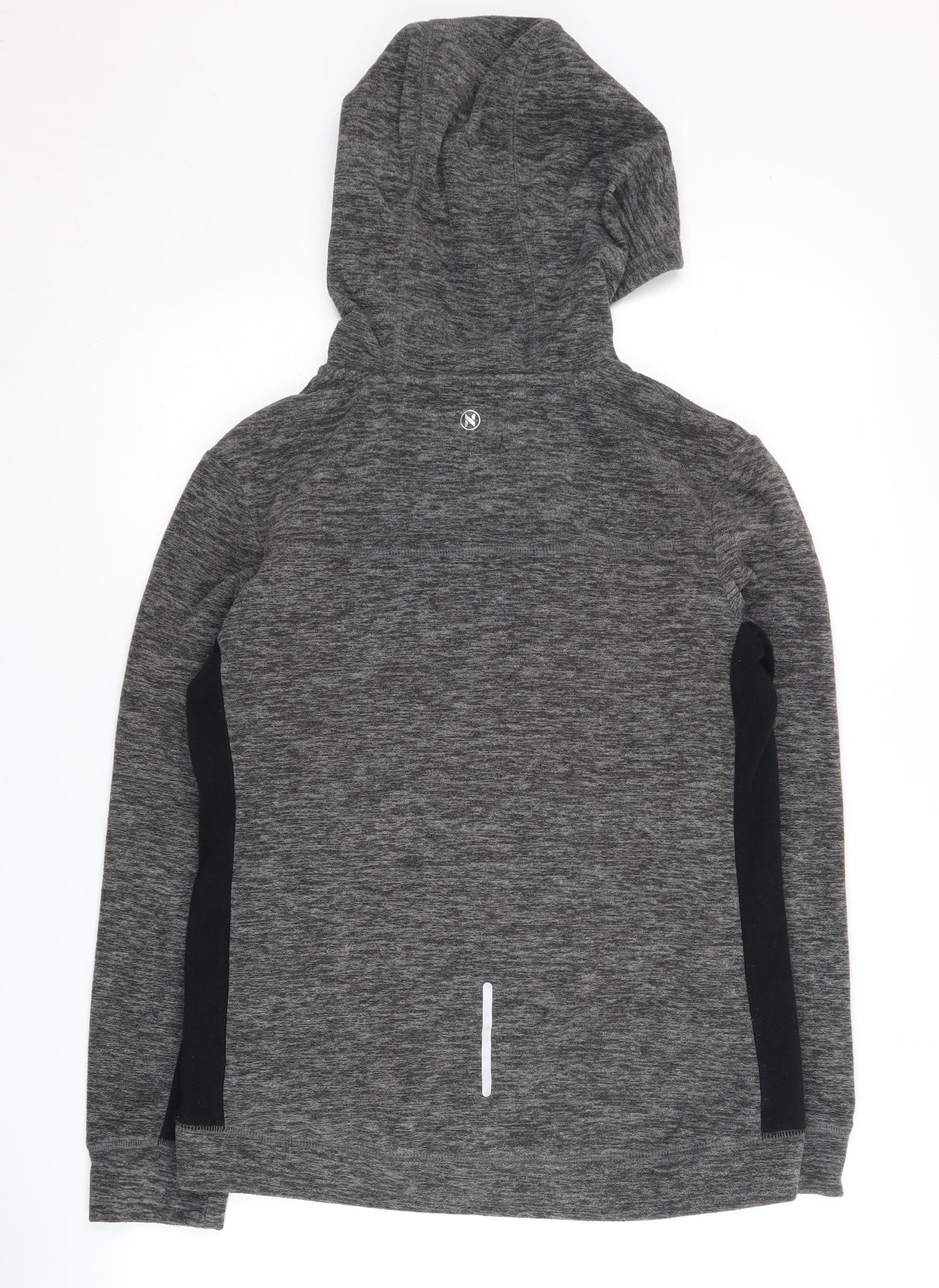 Next Women's Grey Full Zip Hoodie S - Sporty and Stylish
