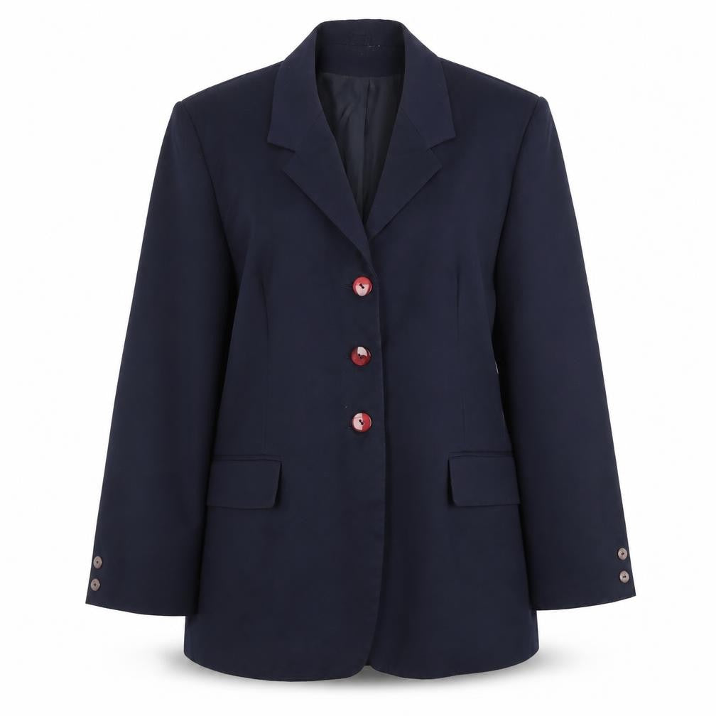 Premiere Collection Women's Blue Blazer Size 16 Regular Fit
