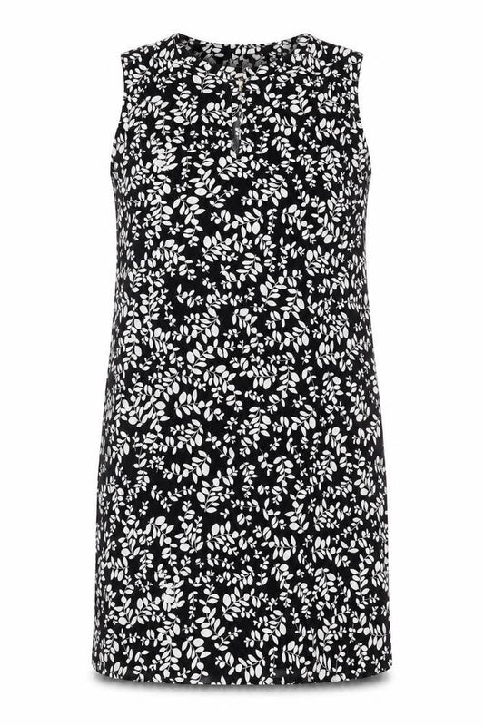H&M Women's Black Floral Sleeveless Dress M