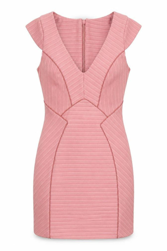 Topshop Women’s Pink Bodycon Dress - Size 4