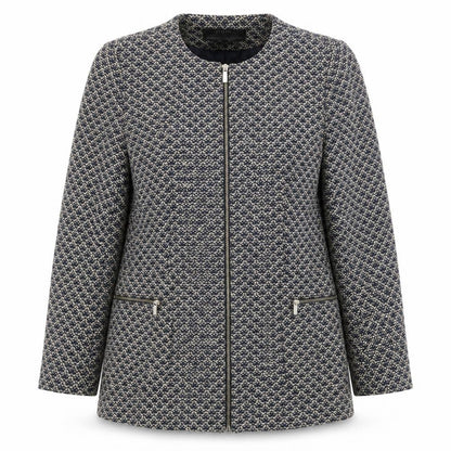 Zara Women's Geometric Patterned Coat, Size L
