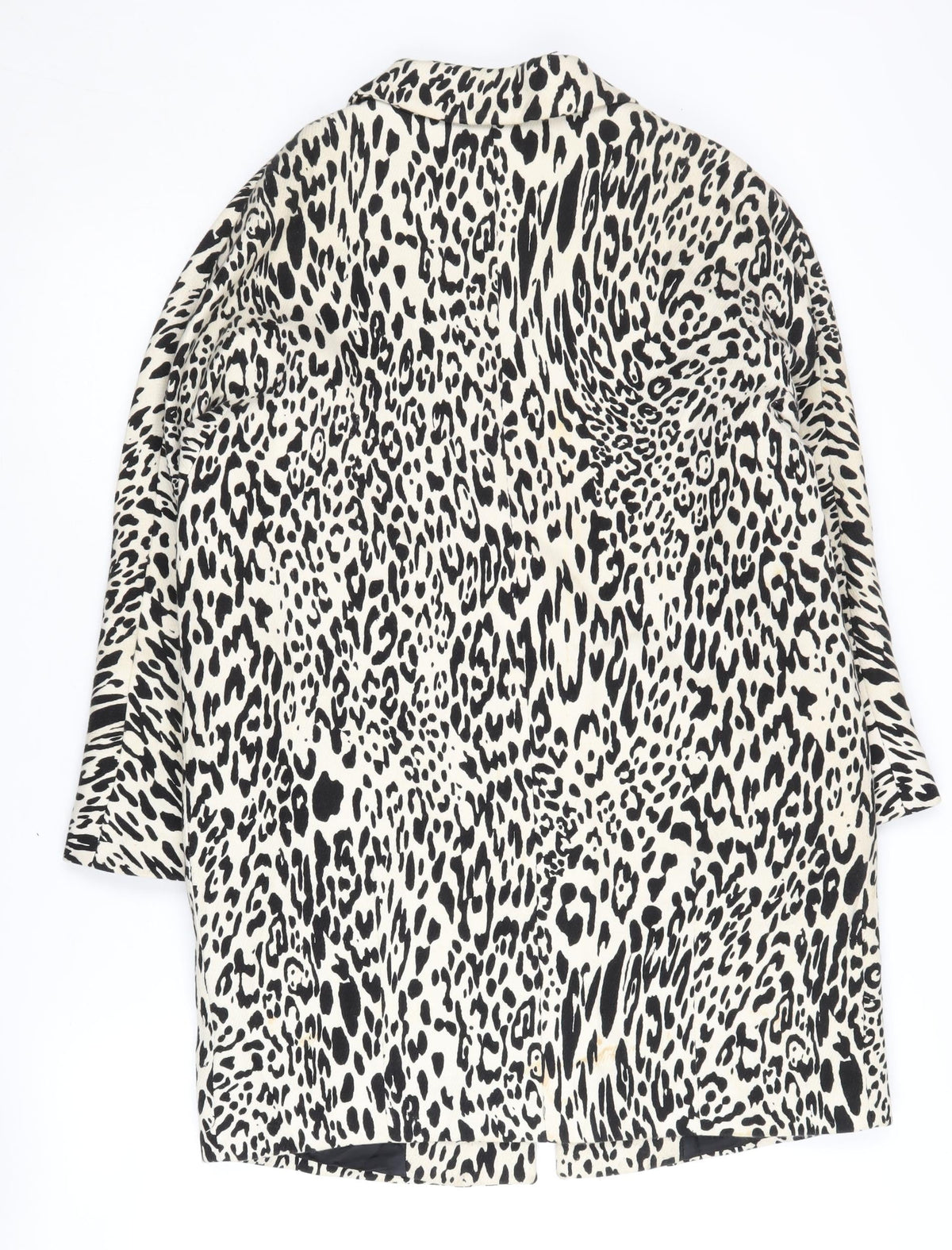 Zara Women's Animal Print Blazer, Size M, Cotton, Casual