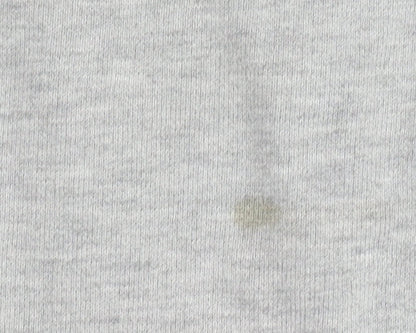 Close-up detail of Ivy Park Women's Grey Pullover Hoodie M